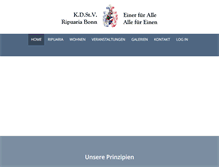 Tablet Screenshot of kdstv-ripuaria.de